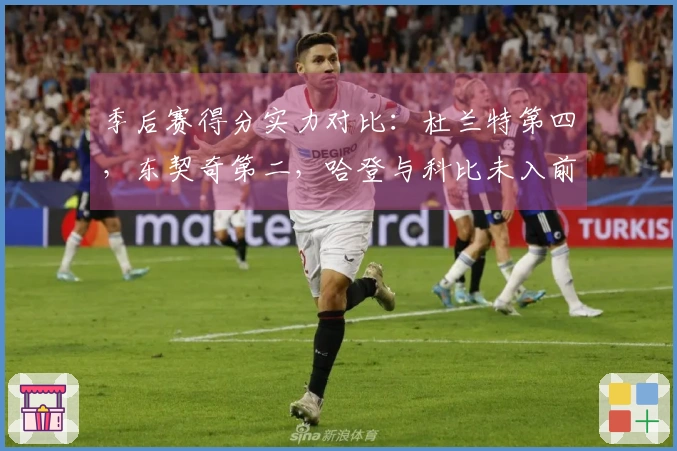 季后赛得分实力对比：杜兰特第四，东契奇第二，哈登与科比未入前十